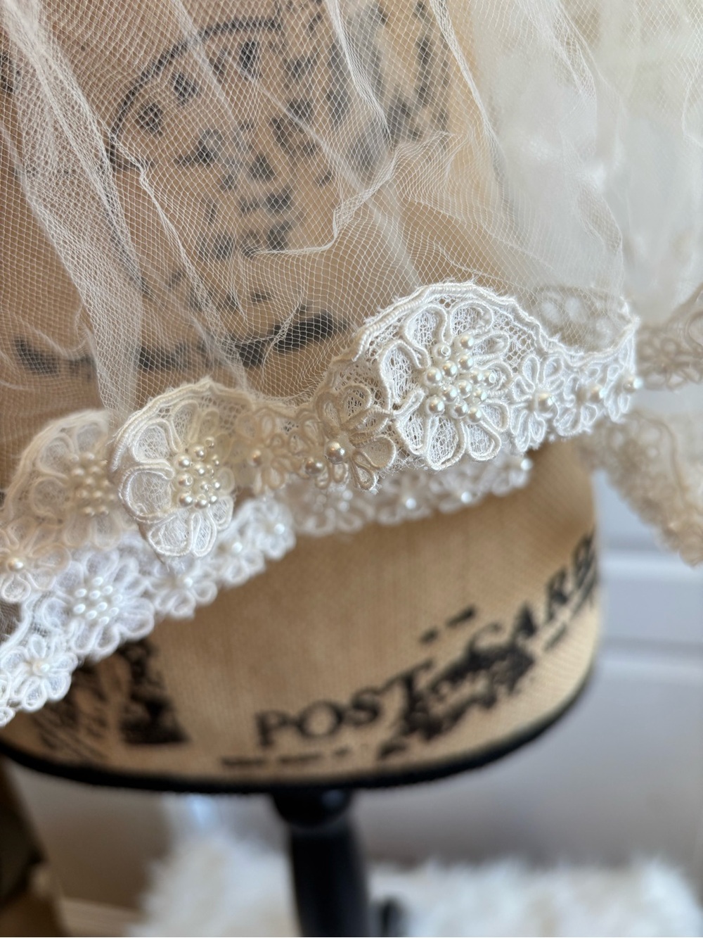 Strapless Lace A-Line Wedding Gown in Ivory - Picture 8 of 16